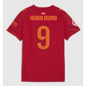 Fotbalové Dres Valencia Hugo Duro #9 Venkovní Oblečení 2025-26 Krátký Rukáv
